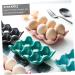 OSALADI 2pcs Egg Storage Practical Egg Tray Refrigerator Egg Holder Kitchen Egg Tray Household Storage Box Blue 14.5X9.5X3.2CM - Buy Online on SooperMarket.com