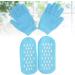 Gloves Moisture Socks Gel Socks Spa Socks Hand Sky Blue - Buy Online on SooperMarket.com