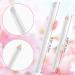 PAGOW 5-Piece White Nail Whitening Pencils Set with Cuticle Pusher - DIY French Manicure Supplies & Nail Art Decoration Tool - Buy Online on SooperMarket.com