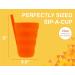 Arrow Home Products Sip A Cup with Built in Straw 10oz 6pk - BPA-free Stackable Kids Straw Cups (Purple/Blue/Green/Orange) - Made in USA - Buy Online on SooperMarket.com