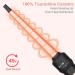 5-in-1 Beach Waver Curling Iron Wand Set for Women & Men - 3/8 to 1 1/4 Barrel Sizes - Hair Curlers & Crimper Tool with Attachments for Curly Hairstyles - Buy Online on SooperMarket.com