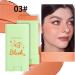 Lovelycat Colorful Moisturizing Stick Colorful Makeup Pink Stick Lasting Natural Makeup Eye Shadow Lip Cheek Waterproof for All Skin (orange One Size) Orange 1 g (Pack of 1) - Buy Online on SooperMarket.com