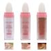 3PCS Body Glitter Highlighter Powder Fairy Stick  Highlighter Powder Stick Makeup  Three-dimensional Face Powder Blusher  Brighten Face Eyes Lips Hair Body Glow