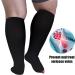FEOYA Compression Stockings | Medical Thrombosis Socks for Men & Women | Open Lace Calves | Plantar Fasciitis & Heel Spur Support | Sizes M-7XL - Black - Buy Online on SooperMarket.com