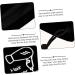 Healeved 8 Pcs Hair Dryer Storage Bag Jewelry Hair Dryer Bag Purse Organizer Pouches Tool Black Flannel - Buy Online on SooperMarket.com
