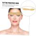 Housoutil 30 pcs Beginner Eyebrow Skin Practice Fake Silicone for Headband Professional Supply - Buy Online on SooperMarket.com