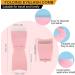 SHANPIN Stainless Steel 2pc Eyelash Comb Pink Makeup Applicator & Eyebrow Grooming Brush Tool - Buy Online on SooperMarket.com