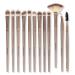 DFHBFG 12 Eye Makeup Brushes Set Soft Bristles Eye Shadow Brush Nose Shadow Detail Eye Liner Brush(E) 1 E