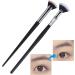 Eyebrow and Eyelash Brush Mascara Fan Brush Compact Eyelash Comb 2 Eyebrow Brush Set Soft Bristle Eyelash Tool With Soft Bristles for Girlfriend Mother Wife - Buy Online on SooperMarket.com
