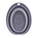 HMLTD Silicone Makeup Brush Cleaning Mat | Silicone Mat for Makeup Brush Washing - Portable Makeup Brush Cleaner Washing Tools for Brushes and Makeup Eggs Grey