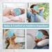 NEWGO Cooling Gel Mask for Puffy Eyes - Hot Cold Therapy for Migraine, Dark Circles, Dry Eyes - Reusable Sinus Pain Relief - Light Blue - Buy Online on SooperMarket.com