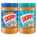 2 x 1.13kg Assorted Peanut Butter (Crunchy and Smooth) Creamy Spread Breakfast Protein Nut Piece Snack Cake Pie Topping Icing