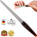 Camila Solingen CS19 8 inch Professional Sapphire Metal Nail File for Fingernail and Toenail Care - Stainless Steel, Double Sided Coarse Fine, Made in Solingen Germany - Manicure Pedicure Tool (Pack of 1) - Buy Online on SooperMarket.com