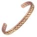 EnerCoppeX Copper Magnetic Bracelet for Women - Detox Jewelry with 3500 Gauss Magnet (CPB-1072SG)
