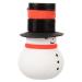 Amosfun Lotion Container Cosmetic Containers Toiletry Containers Snowman Soap Dispenser Essential Oil Bottle Christmas Shampoo Dispenser Liquid Travel Silica Gel Bottle