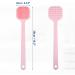 VOCOSTE Soft Silicone Bath Brush - Non-Slip Back Scrubber Shower with Long Handle in Pink for Men and Women - Buy Online on SooperMarket.com