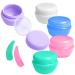 20ml cosmetic container empty can of clear crucible cream can empty TieR with screw cap trip potty jar set 5 pieces container for cosmetics travel cream box silicone makeup jar