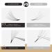 LASHVIEW 1000 Premade Volume Eyelash Extensions - 10D D Curl Mixed Tray Handmade Thin Base 9-16mm 1000 Fans | Shop Internationally - Buy Online on SooperMarket.com