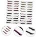 WOFASHPURET Double Sided Eyelid 20 pairs Red Makeup Eye Charming Eyelid Gold Eyeliner Black Purple Tapes Eyeshadow Shiny Double - Buy Online on SooperMarket.com