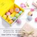 Organic Extra Large 12 Pack Handmade Bath Bombs Gift Set with Essential Oils and Shea Butter - Perfect Birthday and Valentines Gift for Women and Kids - Buy Online on SooperMarket.com