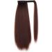 30 Inches Afro Kinky Straight Wrap Around Ponytail Long Afro Yaki Straight Ponytail Extensions for Women Girls Pony Tails Hair Pieces Dark Auburn Brown 30 inch magic ponytail 33# - Buy Online on SooperMarket.com