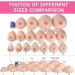 Self-Adhesive Silicone Breast Shapes - Lifelike Mastectomy Prosthesis for Transgender & Cosplay | D Cup (1000g/Pair) - International Shipping Available - Buy Online on SooperMarket.com