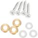 KVSERT 16 mm Stainless Steel Mirror Screw Cap (48 Pieces) - Buy Online on SooperMarket.com