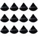 12-Piece Triangular Makeup Puff Set Mini Puff Makeup Sponge Setting Sponge Essential Tool for Setting Loose Powder