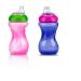 Nuby 2 Pack No Spill Cup 10 Ounce Pink - Purple
