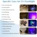 Beike UV Flashlight Black Light - 12 LED Mini Pet Urine Detector & Resin Curing UV Flashlight - Buy Online on SooperMarket.com