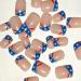 KTAABTR Independence Day Press on Nails - 24 Pcs Short French Tip 4th of July False Nails with Glue & American Flag Design for Women & Girls - Buy Online on SooperMarket.com
