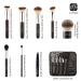 LA ROSA Professional Round Eyeshadow Brush | Small Eye Makeup Brush for Blending - Versatile Wooden Applicator for Wet & Dry Products - Buy Online on SooperMarket.com