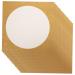 EXCEART 10 sheets Professional with Traditional Decorative Chinese Dried Art Writing Rice Thickened Golden 33X33CM