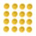 ABOOFAN 50pcs Simulation Lemon Slices Candy Resin Charms Toys Orange Slices Props Plastic Fake Inflatable