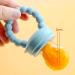 Baby Fruit and Vegetable Pacifier | Silicone Fruit Sucker for Infants | 3-Pack Snuller (Khaki) - Safe & Easy Feeding - Buy Online on SooperMarket.com
