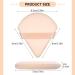 Pinenuts 12 Pcs Triangle Powder Puff Set - 4 Colors Makeup Sponge for Mineral & Loose Powder - Buy Online on SooperMarket.com