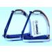Amidale PEACOCK STIRRUPS HORSE EQUESTRIAN SAFETY IRON FILLIS STIRRUPS BLK/PINK/RED/BLUE/SILVER (4.75 SILVER) - Buy Online on SooperMarket.com