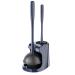MR.SIGA Toilet Plunger and Bowl Brush Combo for Bathroom Cleaning, Navy