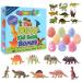 GLOWLYLITE - Colorful Dino Bath Bombs for Kids with Surprise Dinosaur Inside - Bubble Bath Gift with XL Toys and Stickers Included - Buy Online on SooperMarket.com