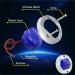 Boaton Boat LED Night Fishing & Courtesy Deck Lights Marine Interior & Yacht Lights for Pontoon, Bass Boat & Yacht (Blue) - Buy Online on SooperMarket.com