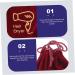 PLAFOPE 4pcs Storage Bag Drawstring Hair Dryer Bag Drawstring Hair Dryer Carriers The Tote Bag Fabric - Buy Online on SooperMarket.com