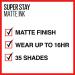 Maybelline SuperStay Matte Ink Liquid Lipstick - Individualist Spiced Edition (0.17 fl oz) - Buy Online on SooperMarket.com