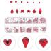 Minkissy 1 Box Nail Art Accessories Nail Metal Diy Accessories for Nail Nails Gems Nail Art Gems Crystal Nail Gems Metal Nail Jewelry Nail Crystals Nail Jewels Red Resin Boxed Shaped Drill - Buy Online on SooperMarket.com