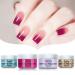 Mobray Dip Powder Nail Kit Starter Set - 8 Colors with Classic Nude, Glitter, and Glow in the Dark Shades - DIY Nail Art Manicure for Beginners - Buy Online on SooperMarket.com