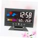 Healeved 2 Pcs Digital Clock Time Display Clock Stylish Clock Creative Clock Multifunctional Clock Led Number Size 1x2pcs - Buy Online on SooperMarket.com