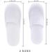KRISMYA 24 Pairs Spa Slippers - Non-Slip Disposable Closed Toe Slippers for Men and Women | Ideal for Hotel, Home, Guest Use - White - Buy Online on SooperMarket.com