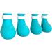 Shop Tita-Dong Cat Shoes: 4-Piece Silicone Anti-Scratch Boots & Nail Gloves for Cats - Blue Paw Protection & Claw Covers - Buy Online on SooperMarket.com