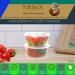 NRLinX 5 oz. Plastic Condiments Containers with Hinged Lids - 50 Sets | Multipurpose Small Sauce Cups for Dip, Dressing, Jello Shots - Buy Online on SooperMarket.com
