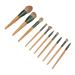 10-Piece Synthetic Eye Shadow & Concealer Brush Set with Storage Bag - Perfect for Beginners | International Shipping Available - Buy Online on SooperMarket.com