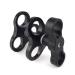 Seafrogs Black Standard Underwater Ball Clamp Dive Ball Clamp Light Arm System, Underwater Dive Camera Arm Tray, Compatible with GoPro Action Camera Flashlight System.(Black) CP-4